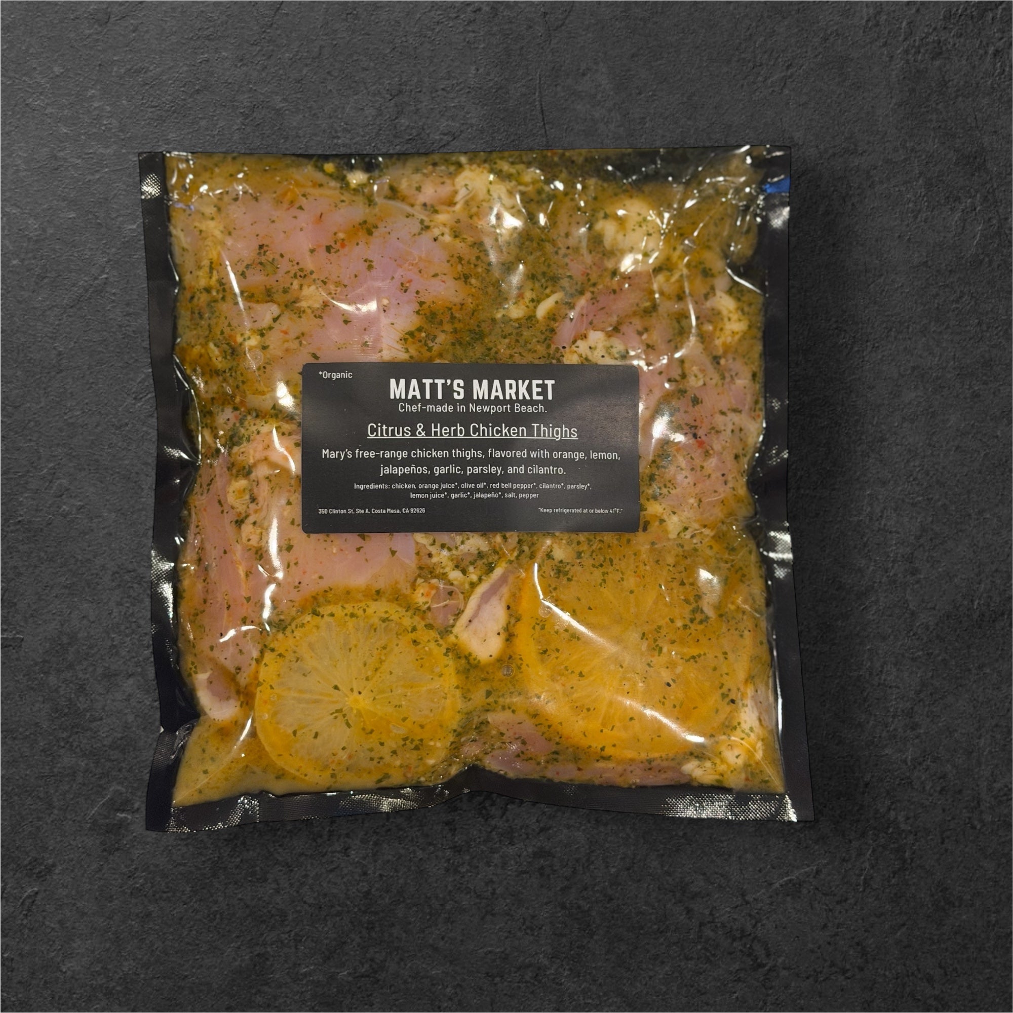 Citrus & Herb Chicken Thighs Pack – Avg. 1.45 lb