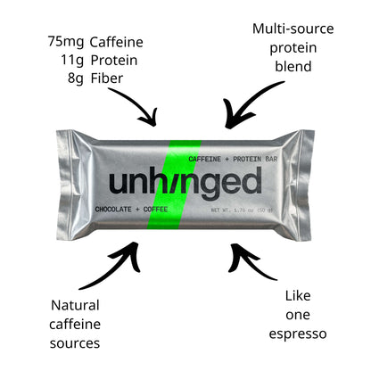 Unhinged Caffeinated Protein Bars