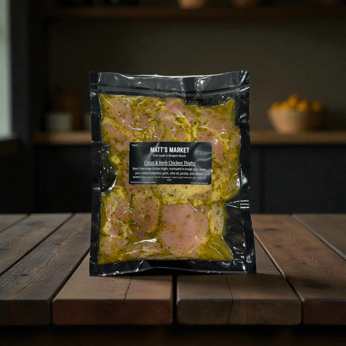 Citrus &amp; Herb Chicken Thighs