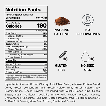 Unhinged Caffeinated Protein Bars